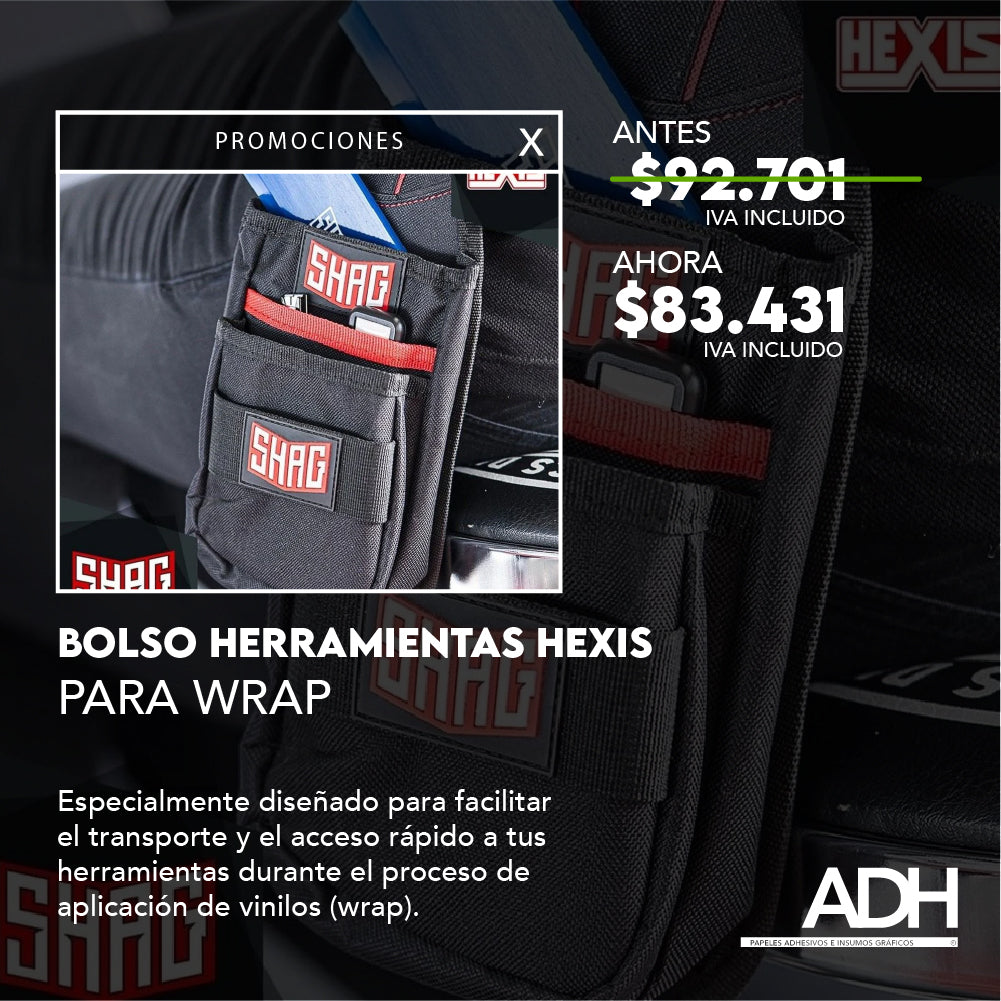 BOLSO HERRAMIENTERO HEXIS WRAPBELT PARA WRAP